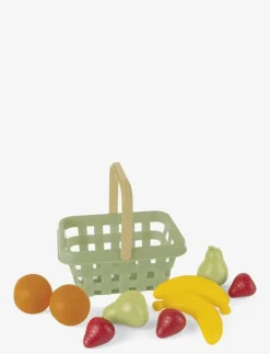 Dantoy green garden fruit basket - Leksaksmat & Leksakstårtor|Barn Leksakskök & Tillbehör