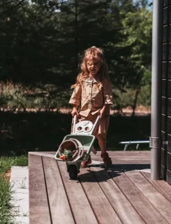 Barn Dantoy Uteleksaker|garden wheelbarrow set -plastic wheels - Trädgårdsredskap