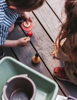 Barn Dantoy Uteleksaker|garden wheelbarrow set -plastic wheels - Trädgårdsredskap