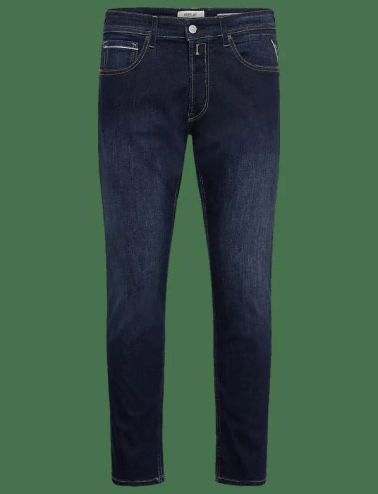 Replay Denim Kläder|Jeans|GROVER Trousers STRAIGHT 99 Denim - Slim jeans