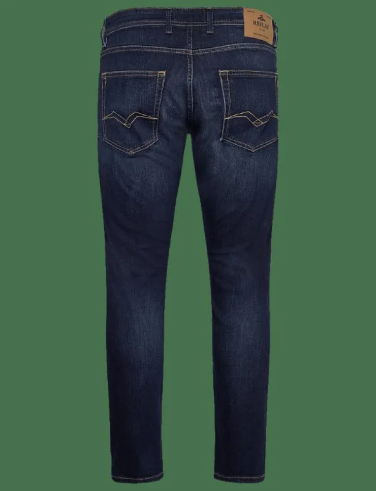 Replay Denim Kläder|Jeans|GROVER Trousers STRAIGHT 99 Denim - Slim jeans