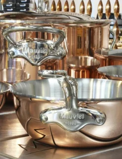Mauviel Gryta med lock M'150S 3,2 liter Koppar/Stål - Grytor| Stekpannor & Kokkärl