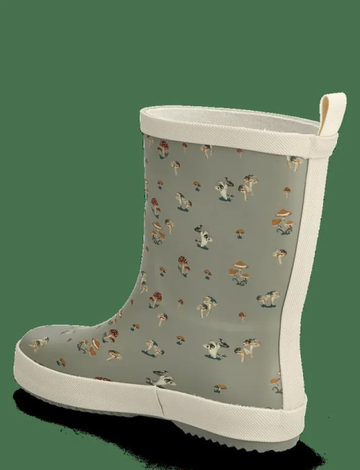 Pom Pom GumBoots AOP - Fodrade Gummistövlar|Barn Regnkläder|Gummistövlar
