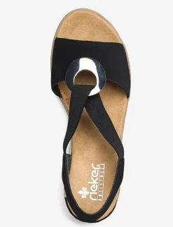 Kvinnor Rieker Espadrillos|624H6-00 - Kilklackar