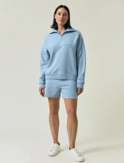 Kvinnor Lexington Clothing Sweatshirts|Half-Zip Logo Sweatshirt - Sweatshirts
