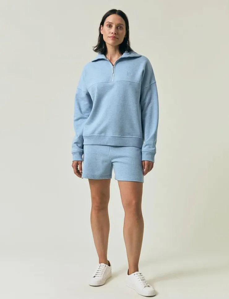Kvinnor Lexington Clothing Sweatshirts|Half-Zip Logo Sweatshirt - Sweatshirts