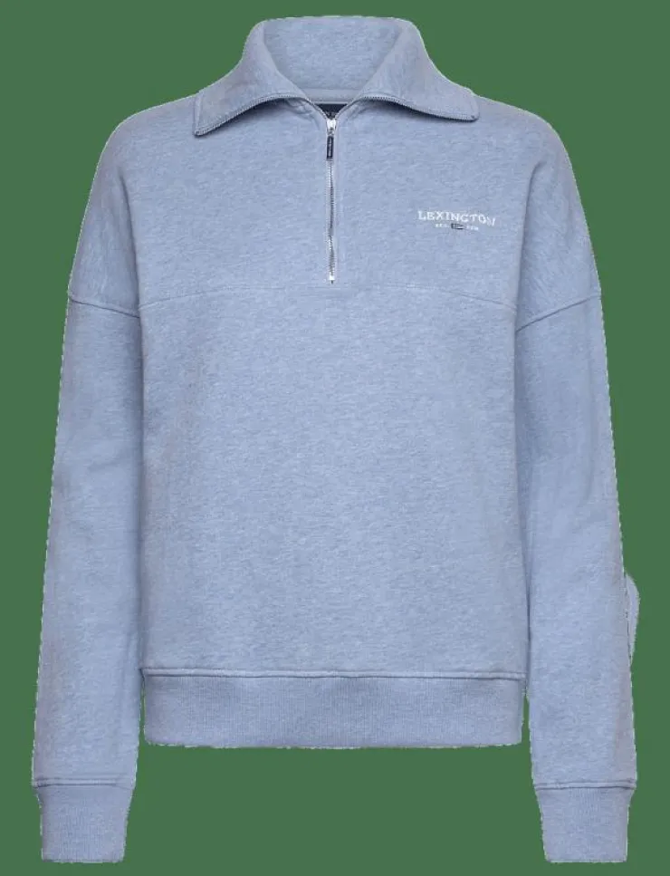 Kvinnor Lexington Clothing Sweatshirts|Half-Zip Logo Sweatshirt - Sweatshirts