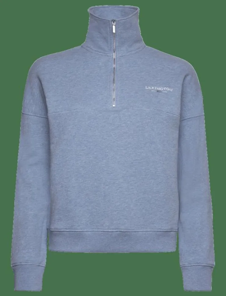Kvinnor Lexington Clothing Sweatshirts|Half-Zip Logo Sweatshirt - Sweatshirts