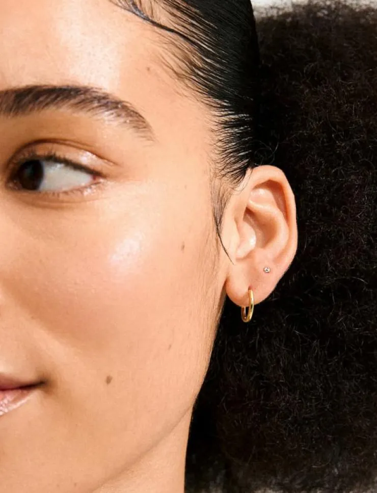 Pilgrim HALO gift set earrings 3-in-1 set - Studs örhängen|Kvinnor Smycken