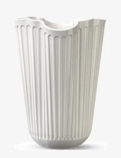 Kähler Vaser|Hammershøi Unfold Vas H16.5 cm vit - Tulpanvas