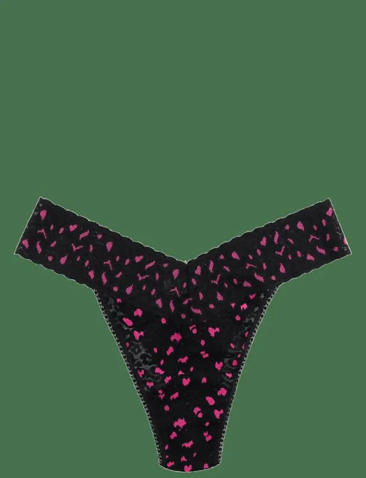 Kvinnor Hanky Panky Trosor|Cross-Dyed Leopard, Original Rise Thong - String