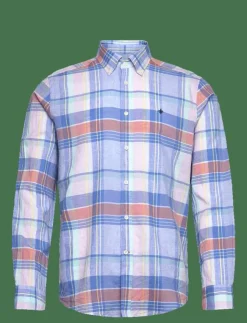 Morris Happy Linen Check Shirt-Classic Fit - Rutiga skjortor| Skjortor