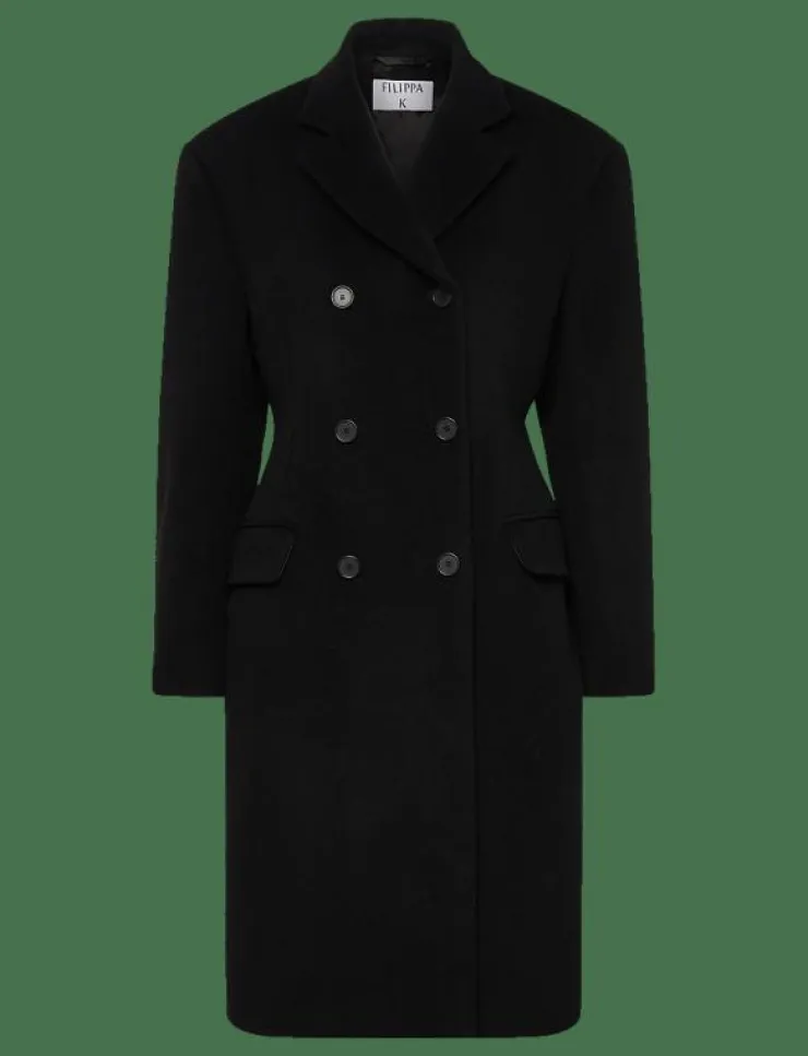 Filippa K Harper Wool Coat - Ullkappor|Kvinnor Jackor & Kappor