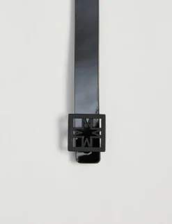 Kvinnor Malina Bälten|Hazel double length patent iconic leather belt - Skärp