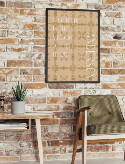 ChiCura H.C. Andersen - Gratitude - Posters| Posters & Ramar