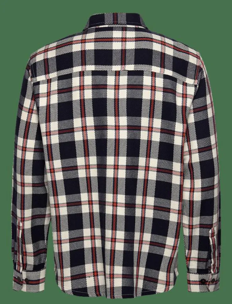 GANT Overshirts|HEAVY TWILL CHECK OVERSHIRT - Rutiga skjortor