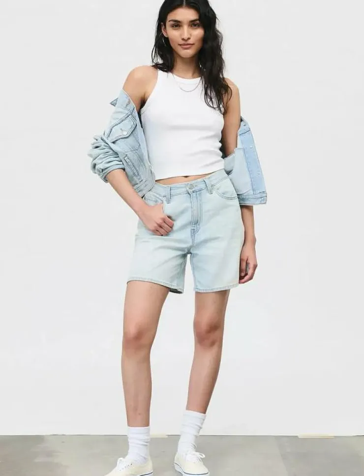 Levi's® HIGH BAGGY SHORT LUXURY TRIP S - Jeansshorts|Kvinnor Shorts