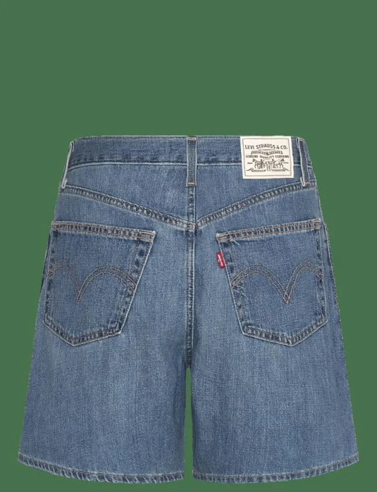 Kvinnor Levi's® Shorts|HIGH BAGGY SHORT STOP FLAXING - Jeansshorts