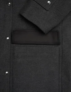 Kvinnor Mango Jackor & Kappor|High neck midi wool coat - Ullkappor