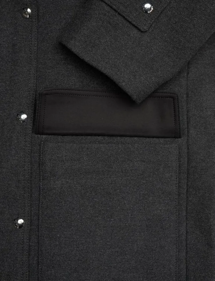 Kvinnor Mango Jackor & Kappor|High neck midi wool coat - Ullkappor