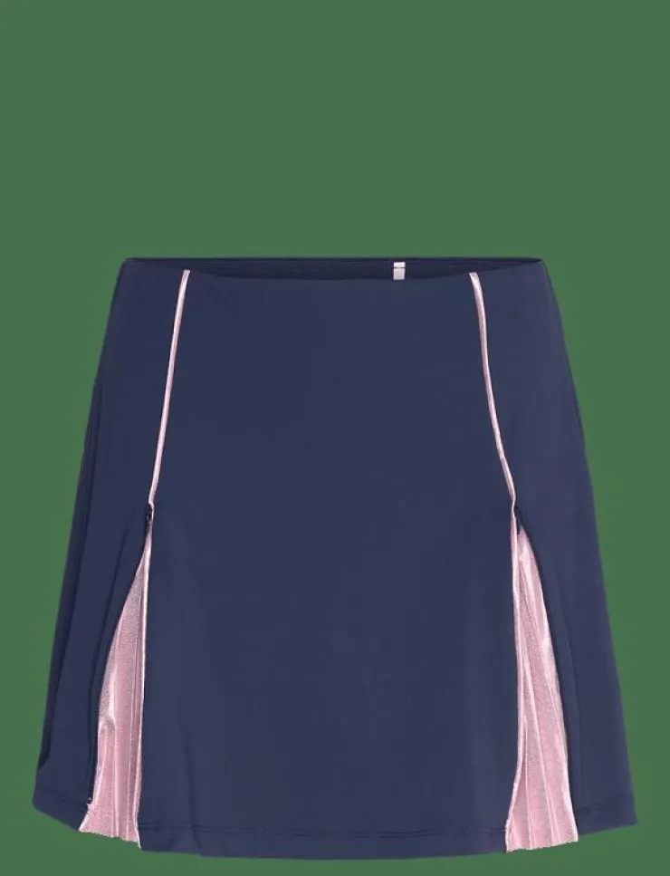 Kvinnor Original Penguin Golf Klänningar & Kjolar|HIGH WAIST COLOUR BLOCK SKORT 16" - Kjolar