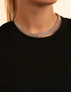 SNÖ of Sweden Holly strass neck - Onesize - Statementhalsband|Kvinnor Smycken