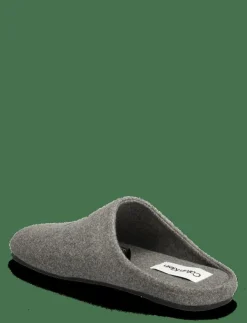 Calvin Klein HOME SLIPPER MULE WOOL FELT - Inneskor|Kvinnor Tofflor