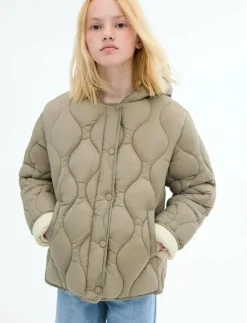 Barn Mango Jackor|Hood puffer coat - Quiltad jacka