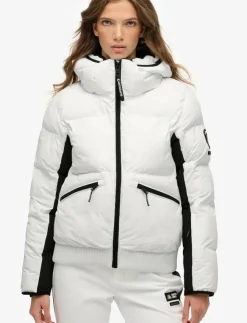 Superdry Sport HOODED SKI BOMBER JACKET - Skidjackor|Kvinnor Sport För Kvinnor|Jackor