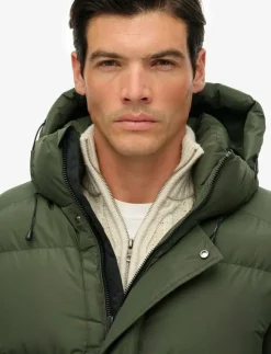 Superdry Jackor & Rockar|HOODED SPORTS PUFFER MID JKT - Fodrade jackor
