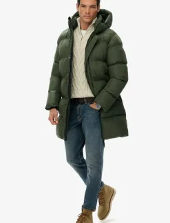 Superdry Jackor & Rockar|HOODED SPORTS PUFFER MID JKT - Fodrade jackor