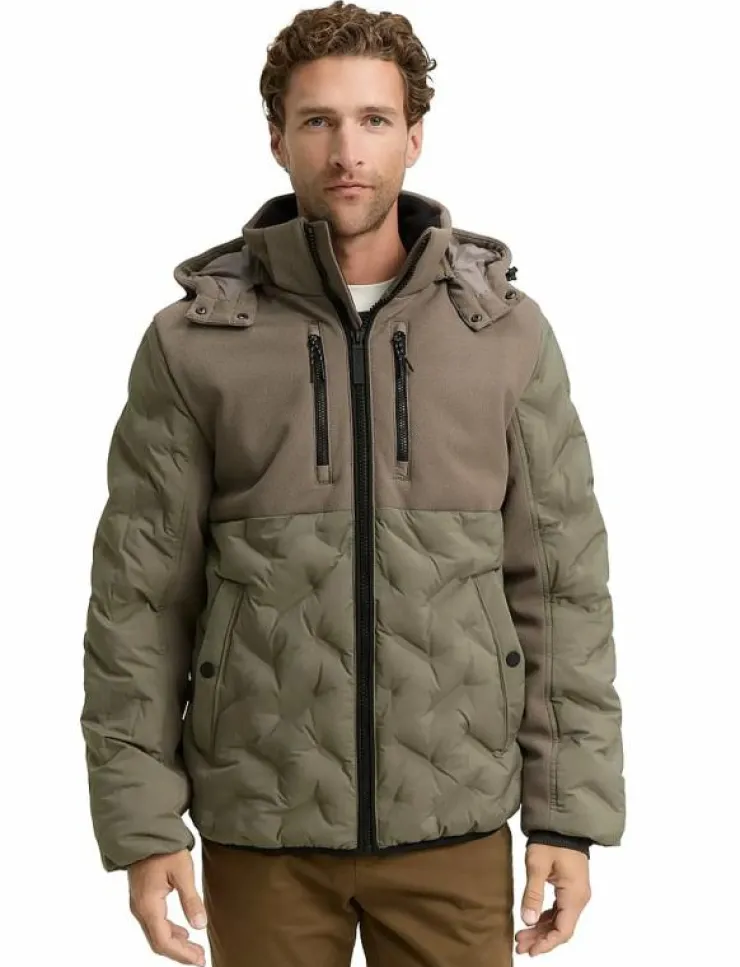 Tom Tailor hybrid puffer jacket - Quiltade jackor| Jackor & Rockar