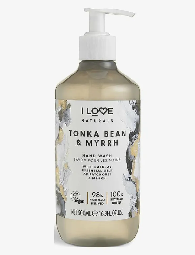 Kvinnor I LOVE Tvålar & Handkräm|Badrumstillbehör|Naturals Hand Wash Tonka Bean & Myrrh 500ml - Handtvål