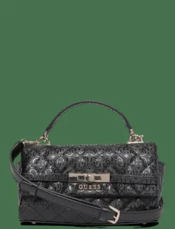 GUESS IDRA TOP HANDLE FLAP - Handväskor|Kvinnor Handväskor|Crossbody Bags
