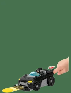 Barn Imaginext Leksaksset & Leksaksfigurer|DC Super Friends Metal Force Batmobile Toy Car & Batman Action Figure Set - Actionfigur