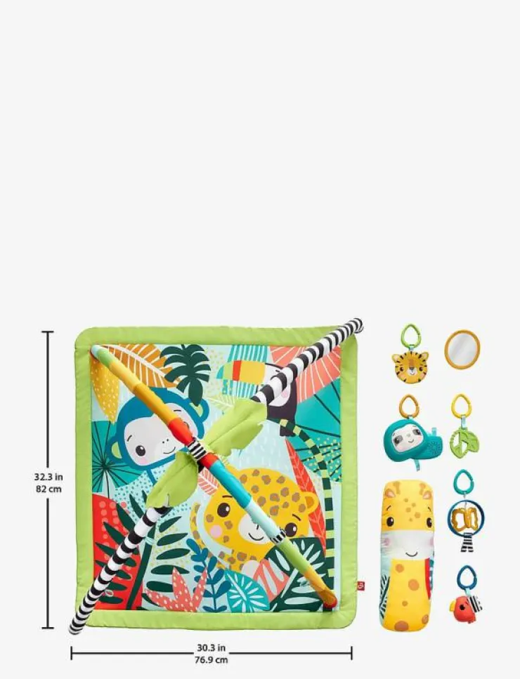 Fisher-Price 3-in-1 Rainforest Sensory Gym - Babygym|Barn Babyleksaker|Babyleksaker