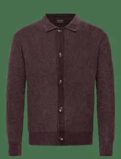 INDICODE Pikéer|Stickat|INHunch cardigan - Långärmade pikéer