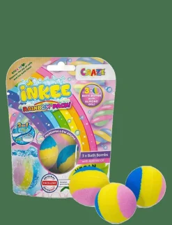 Barn Inkee Bad- & Vattenleksaker|RAINBOW BATH BOMBS 3-P DISPLAY - Badleksaker