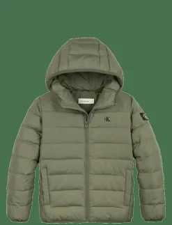 Calvin Klein INST. LOGO LIGHT PADDED JACKET - Dunjackor & fodrade jackor|Barn Jackor