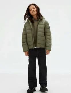 Calvin Klein INST. LOGO LIGHT PADDED JACKET - Dunjackor & fodrade jackor|Barn Jackor