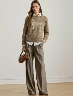 Kvinnor Lauren Ralph Lauren Stickat|Intarsia-Knit English Setter Sweater - Stickat