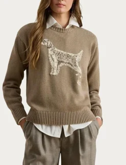 Kvinnor Lauren Ralph Lauren Stickat|Intarsia-Knit English Setter Sweater - Stickat