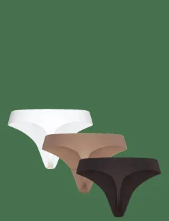 Kvinnor Björn Borg Underkläder|Trosor|INVISIBLE THONG 3p - Underkläder