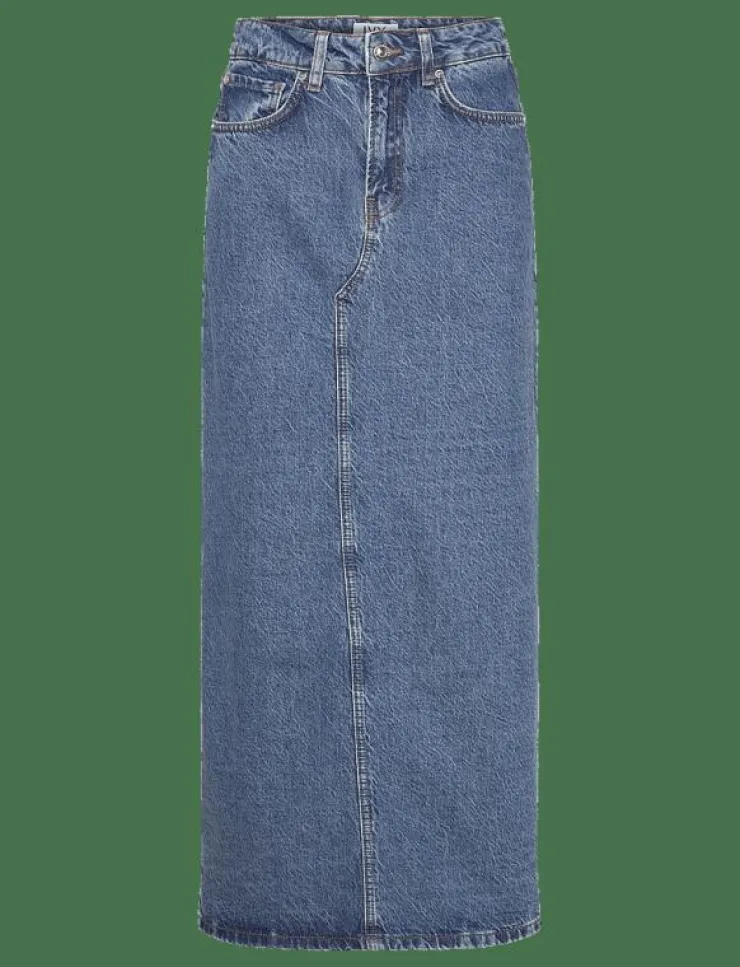Kvinnor IVY Copenhagen Kjolar|IVY-Zoe Maxi Skirt Wash Jaca - Maxikjolar