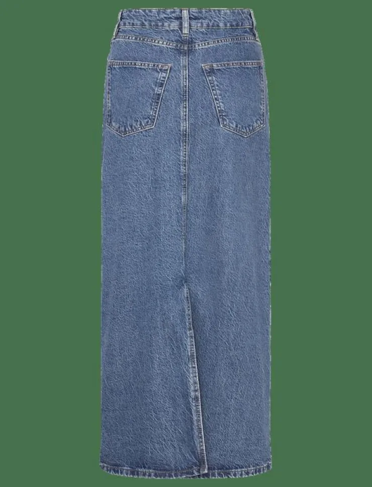 Kvinnor IVY Copenhagen Kjolar|IVY-Zoe Maxi Skirt Wash Jaca - Maxikjolar