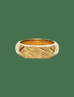 IX Studios IX Mini Brushed Hexagon Ring - Ringar| Smycken
