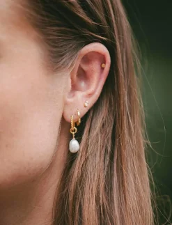 IX Studios Smycken|IX Ocean Pearl Earrings - Hängande örhängen