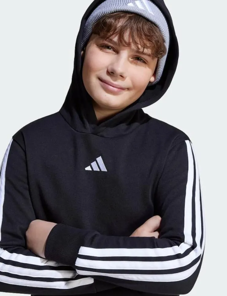 Barn adidas Sportswear Sportkläder|J 3S FL HD 225 - Huvtröjor