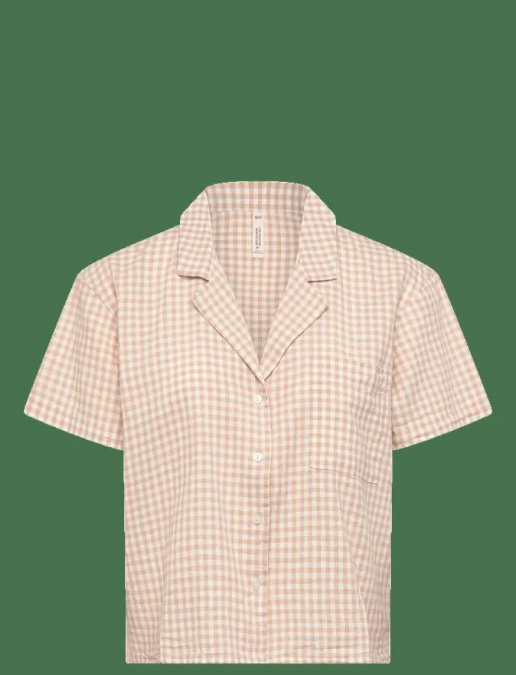 Hunkemöller Jacket Linen Check - Överdelar|Kvinnor Pyjamas & Loungewear
