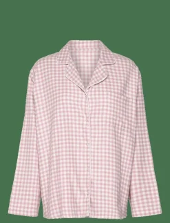 Kvinnor Hunkemöller Pyjamas & Loungewear|JACKET LS CHECK ESSENTIALS - Överdelar